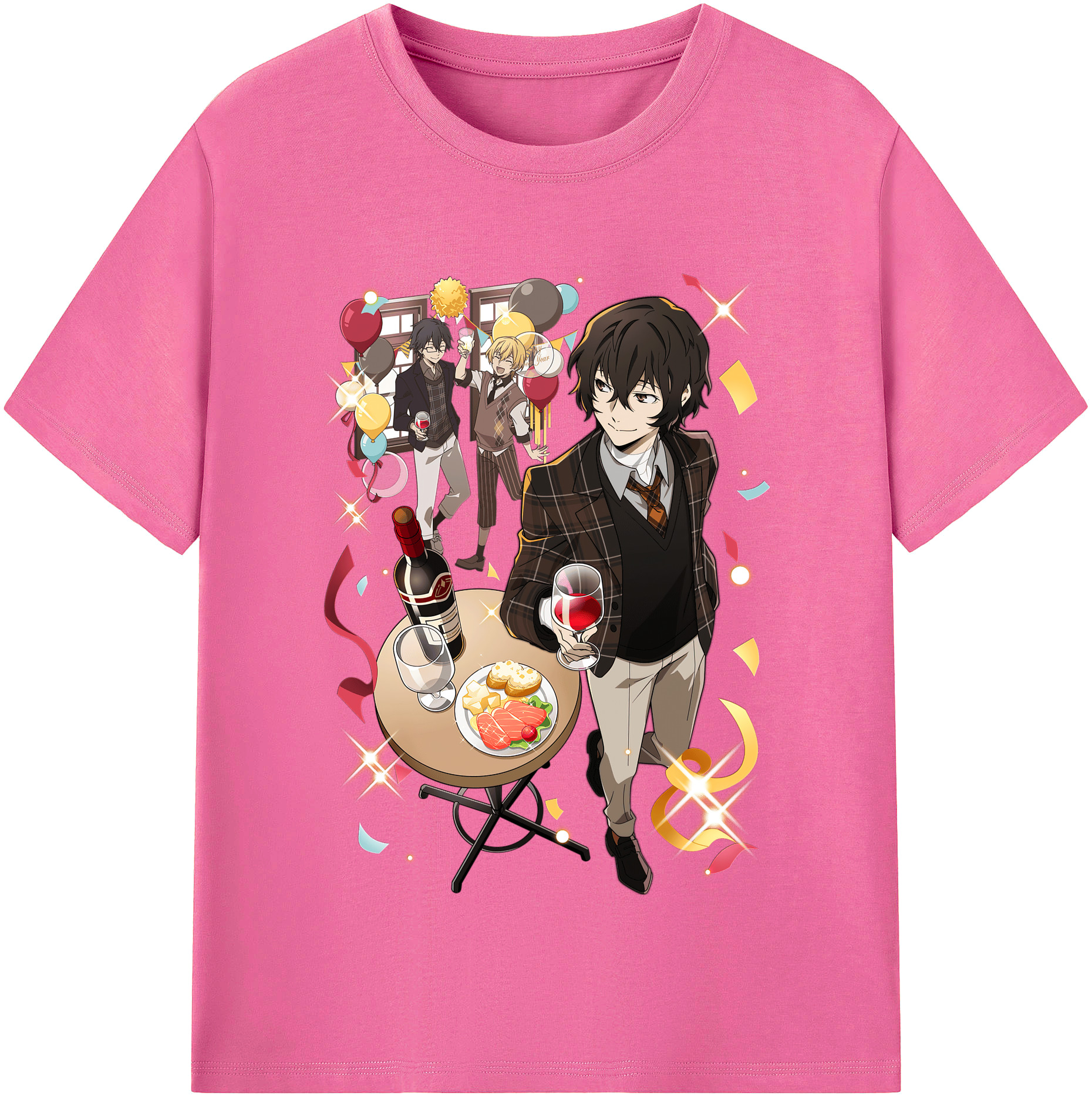 （画像用） 文豪ストレイドッグス Bungo Stray Dogs レディースカジュアルプリントTシャツ（綿100％）